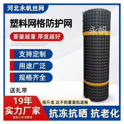 塑料网格防护网养殖网养鸡围栏网菜园栅栏隔离网家用圈玉米网户外