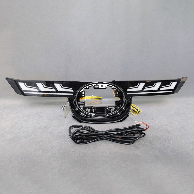 适用于19-25款丰田雷凌中网灯改装LED流光转向前贯穿灯日间行车灯