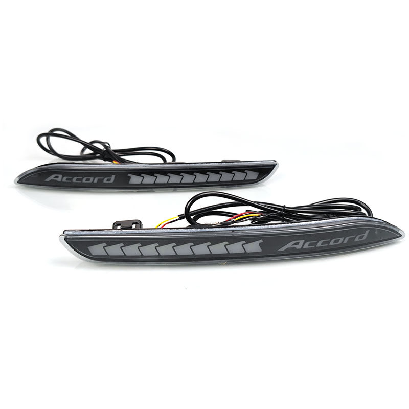 适用于23-24款十一代雅阁专用后杠灯改装LED刹车警示灯流水转向灯