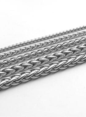 男士项链不锈钢链条diy饰品配件钛钢欧美热销龙骨链女生吊坠爆款