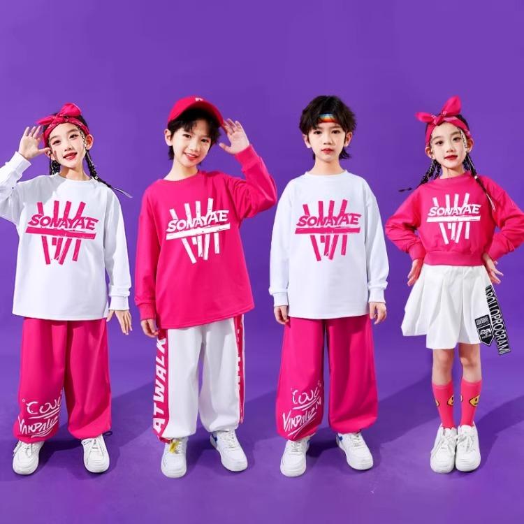 儿童啦啦队秋季演出服套装