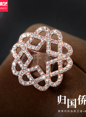 胸针时尚风徽章防走光