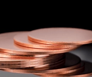 99.999%高纯紫铜片 科研测试圆铜片 电极专用铜板 实验极红铜板片