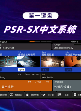 雅马哈 PSR-SX系列 中文系统 SX700 SX900 Genos