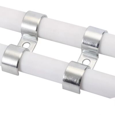 双卡/双边管卡/M型双耳管夹/双卡骑马卡/仪表管卡6mm-20mm