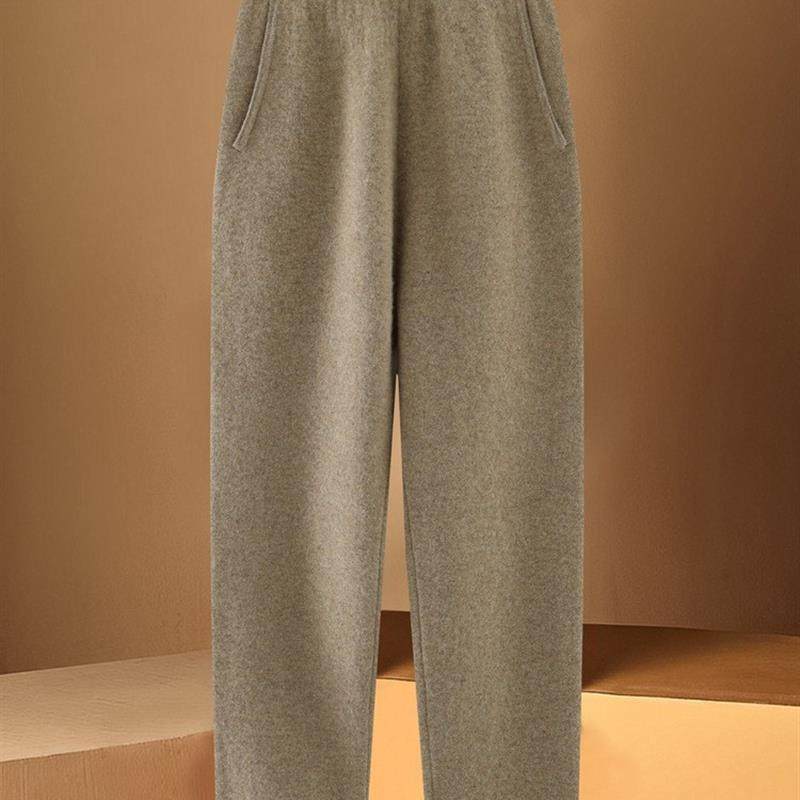 100%纯羊毛裤女外穿秋冬针织空气层加厚针织小脚裤宽松哈伦裤萝卜,女士内衣/男士内衣/家居服,保暖裤,淘宝优惠券,粉丝福利购,淘宝优惠卷