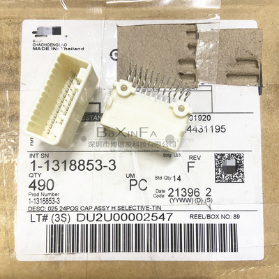 原装 1-1318853-3 汽车连接器 2.2MM间距 24P 音响导航倒车后视镜