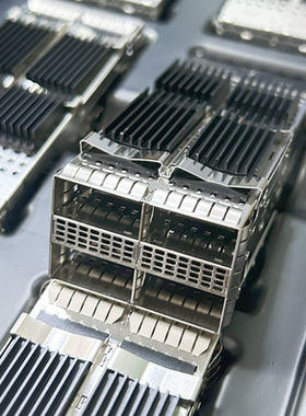 原装 2040588002 QSFP-DD 2*2端口  76P 400G光纤接口模块 连接器