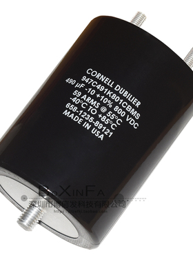 CDE进口 胆机高压 电容947C491K801CBMS薄膜电容470uF 490uF 800V