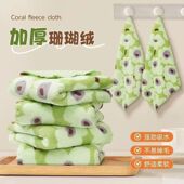 厨房专用洗碗布加厚耐磨不易掉毛毛巾家用清洁擦桌百洁布