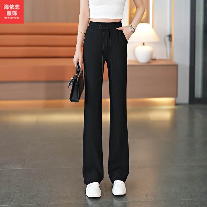 薄款垂感休闲2025新款窄版阔腿裤