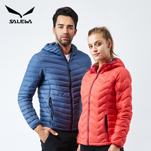 299元包邮  Salewa 沙乐华 情侣款 轻薄连帽羽绒服