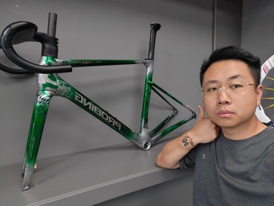 Rolling Stone滚石冰冻系列PROBING碳纤维碟刹公路车架一体碳把