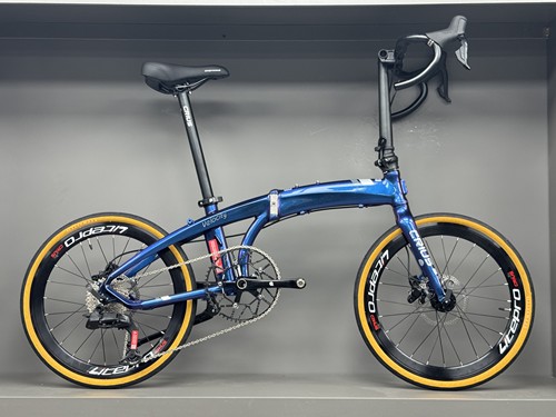 25款CRIUS柯瑞斯12速电子变速折叠车弯把油碟刹车451轮组海豚车架