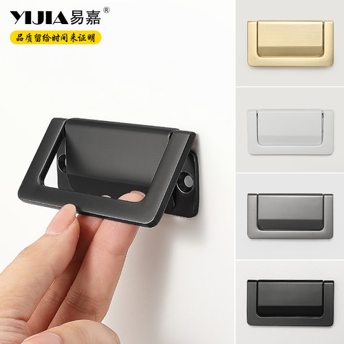 易嘉抽屈暗拉手平板隐形橱柜