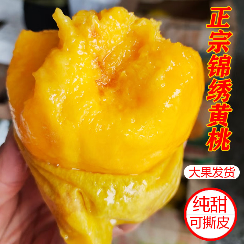陕西黄金水蜜桃锦绣黄桃