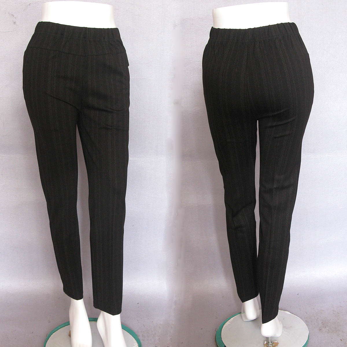 卡里卡休闲女裤春秋款加肥加大妈妈长裤老年裤子直筒裤奶奶裤