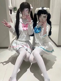 bodyline水手服稀有色复刻萌款基础款中间服长袖JK套装日系可爱风