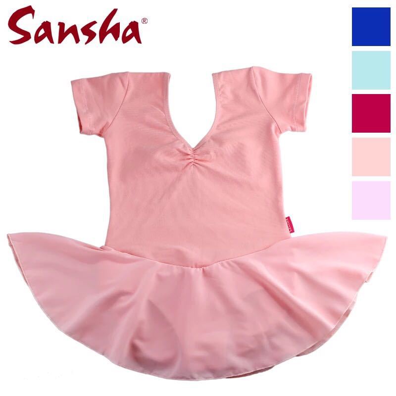 三沙sansha儿童舞蹈服棉短袖