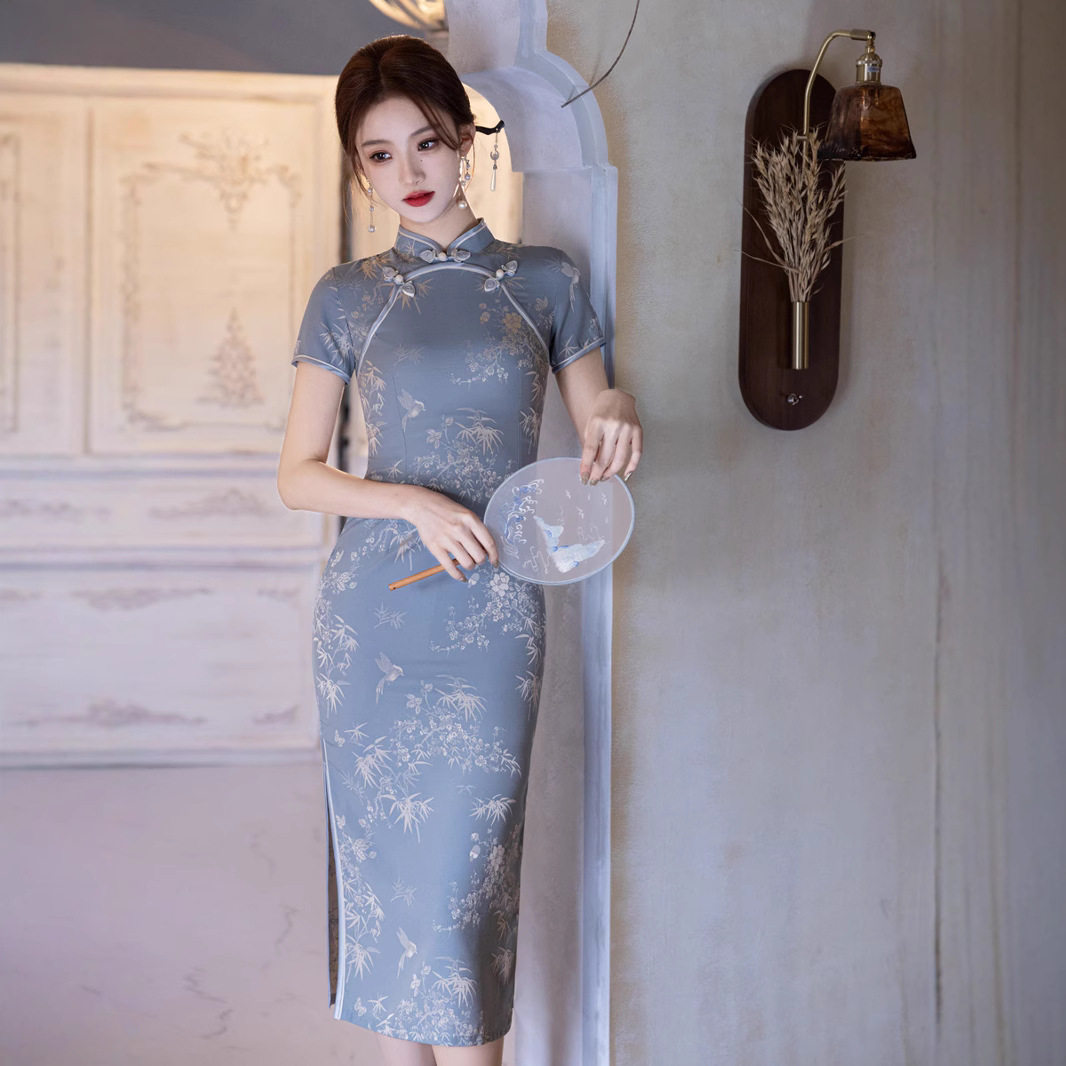 2026春夏新款新中式绝美旗袍改良年轻款感独特日常可穿连衣裙礼服