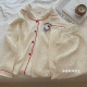 家居服波点HelloKitty 女睡衣纯棉绉布套装 樱桃小奶芙 早春新款