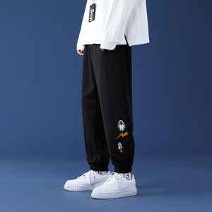 工装裤运动裤韩版潮流束脚卫裤2021春季新宽松百搭A161-G230-P35图片