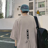 夏季短袖T恤男潮牌半袖宽松体恤港风百搭ins潮衣服A161-T13，男装T恤，电商A161