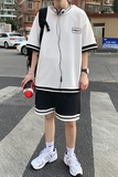 休闲运动套装男装一套搭配帅气潮牌夏季2021款衣服A161-TZ01-P45，男装套装，电商A161