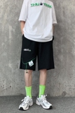 夏季外穿短裤男潮牌ins百搭宽松时尚韩版休闲裤子A161-D01-P30，男装休闲裤，电商A161