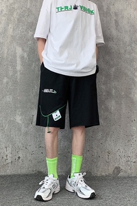 夏季外穿短裤男潮牌ins百搭宽松时尚韩版休闲裤子A161-D01-P30图片