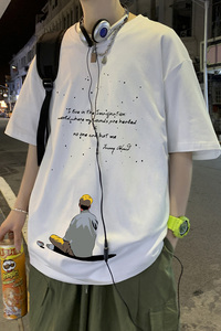 短袖t恤打底衫ins潮牌潮流衣服韩版简约百搭青少年A161-T08图片