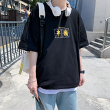 2021新款夏季短袖T恤潮流宽松青少年ins潮牌体恤衣服A161-T43-P25，男装T恤，电商A161