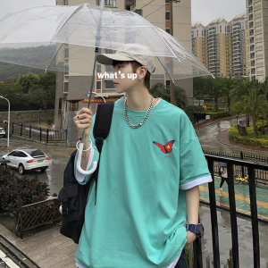男士短袖t恤潮流潮牌超夏季新款宽松体恤男装上衣服A161-T01