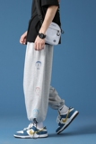休闲裤男2021春秋韩版潮流束脚修身夏季薄款长裤A161-K732-P50，男装休闲裤，电商A161