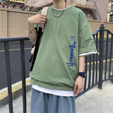 短袖t恤男ins潮流春夏季宽松百搭半袖男装A161-T06，男装T恤，电商A161