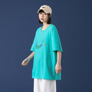 2021新款短袖t恤韩版打底衫潮流夏季上衣服A161-T12-P25图片