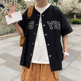 短袖衬衫2021夏季新款青年修身休闲半袖衬衣DS161-D0585-特，男装衬衫，电商A161