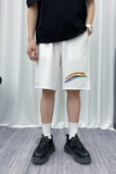 夏季休闲裤子男韩版宽松百搭短裤男ins帅气潮流运动A161-D07-P30，男装休闲裤，电商A161