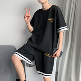 2021春秋季新款运动套装男韩版潮流时尚帅气潮牌A161-TZ01-P45，男装套装，电商A161