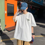 短袖男潮牌潮流2021新款衣服ins简约港风百搭超火t恤A161-T33-P30，男装T恤，电商A161