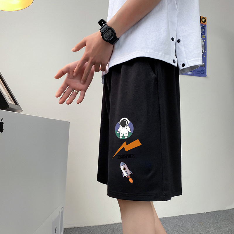 短裤潮牌ins运动休闲裤子潮流宽松百搭夏季薄款卫裤A161-D06-P30,男装休闲裤,电商A161