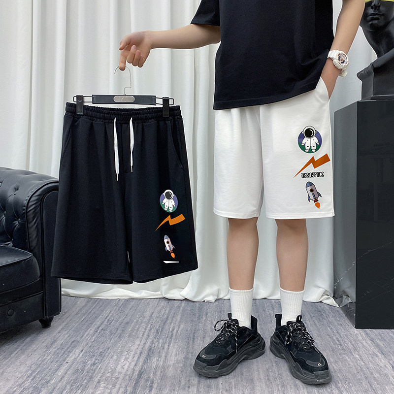 短裤韩版潮流宽松休闲港风百搭直筒夏季新款潮牌A161-D06-P30图片