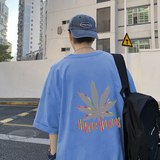 短袖t恤夏季2021新款男士ins潮流半袖上衣服潮牌夏装A161-T11-P25，男装T恤，电商A161