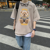 2021短袖t恤男潮牌体恤半袖韩版夏季上衣服宽松潮流A161-T03-P25，男装T恤，电商A161
