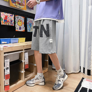 潮牌男士工装短裤潮外穿夏季休闲运动五分裤宽松A161-D0362-P35图片