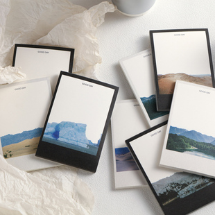 黑白胶片便签本仿真复古摄影边框手帐纸无粘性素材纸可撕便签纸