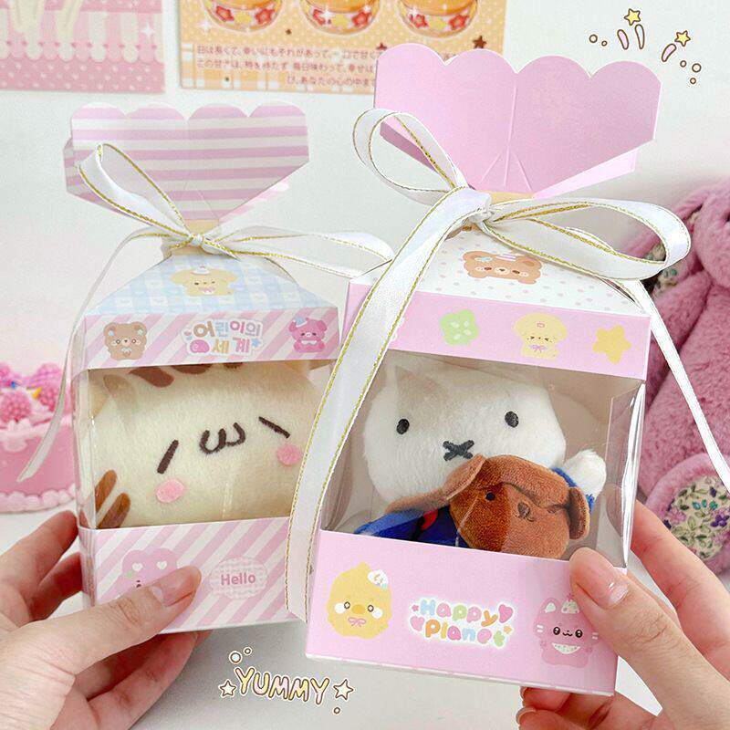 可爱礼物盒空盒ins圣诞节幼儿园奖品小朋友糖果玩偶大容量小盒子