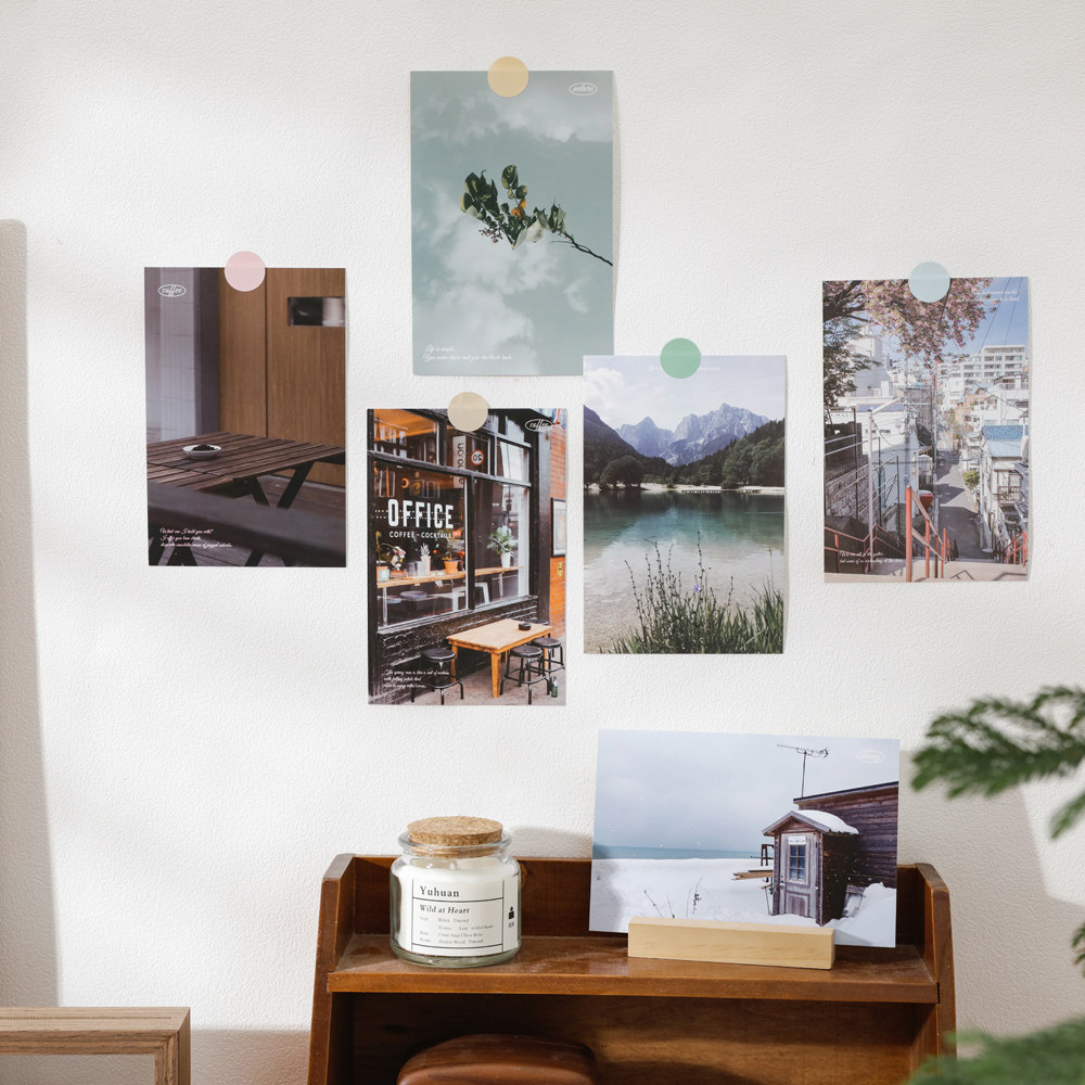 30张入请热爱这个世界明信片 浪漫简约墙贴摄影风景装饰留言贺卡,文具电教/文化用品/商务用品,贺卡/明信片,淘宝优惠券,粉丝福利购,淘宝优惠卷