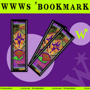 【可预定】把戏坊图形胶片书签自制周边