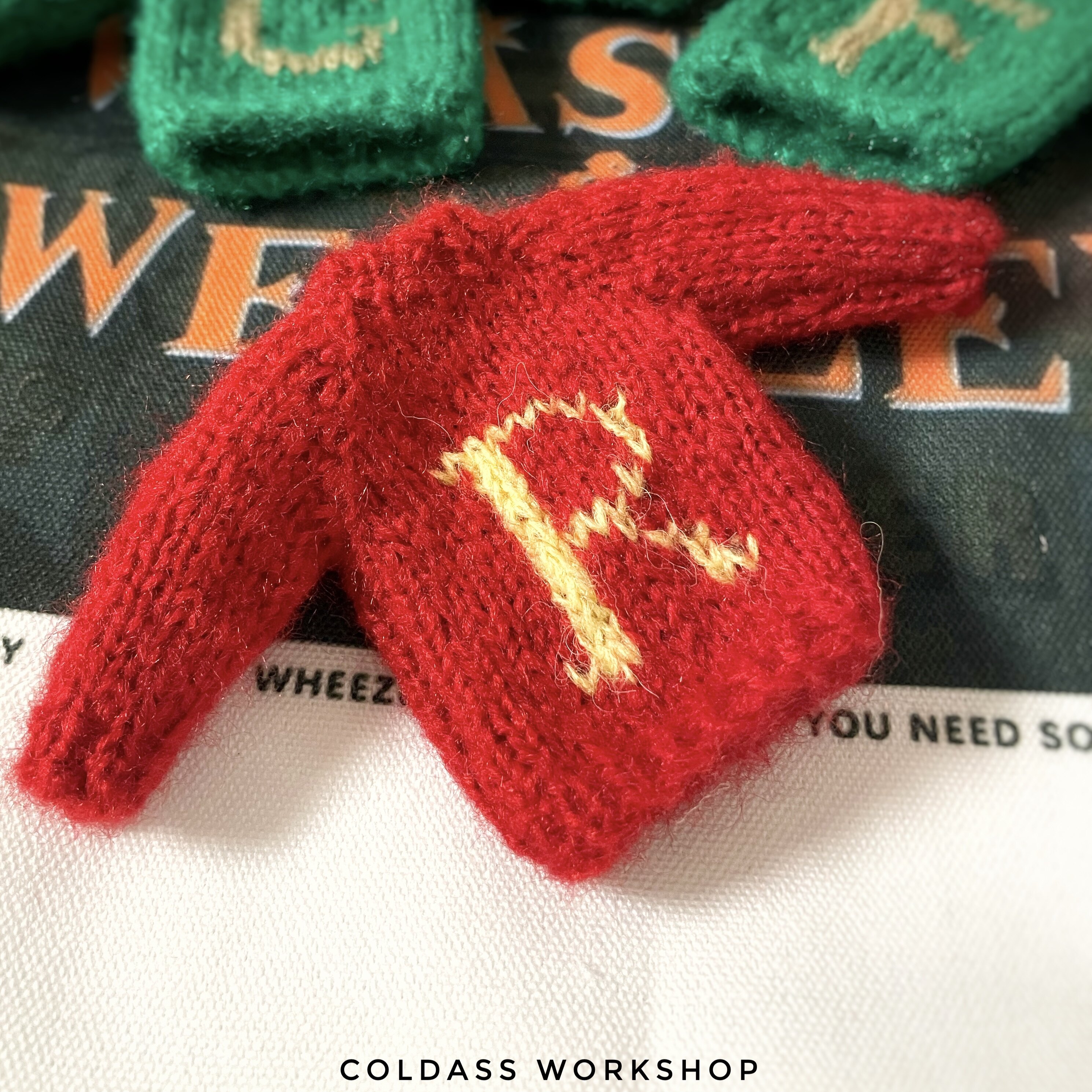 【预定】莫丽圣诞礼物手工编织罗恩小毛衣哈利波特自制周边